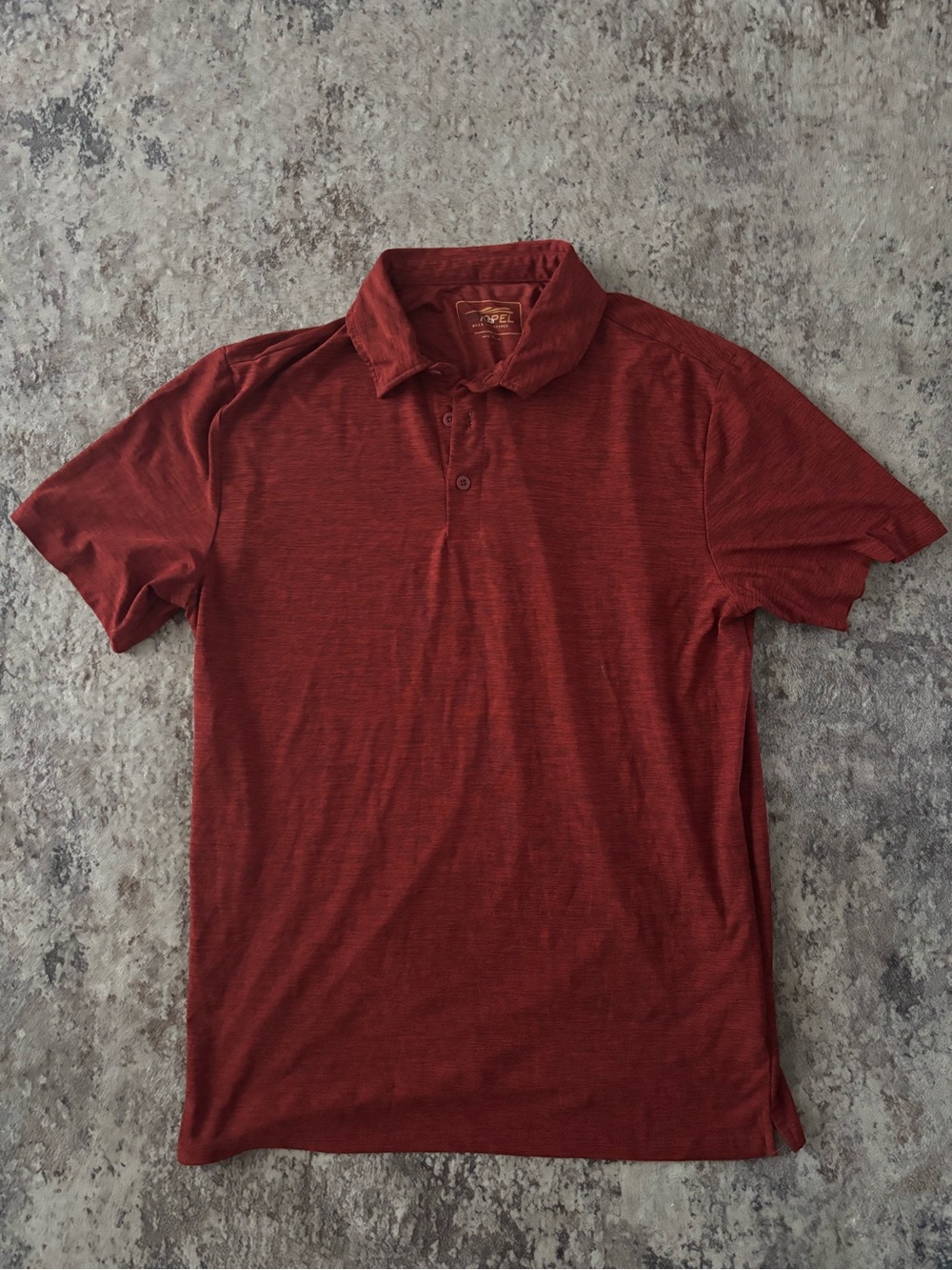 G.H. Bass & Co. Red Short Sleeve Polo